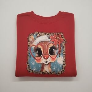 Red Reindeer Sweatshirt